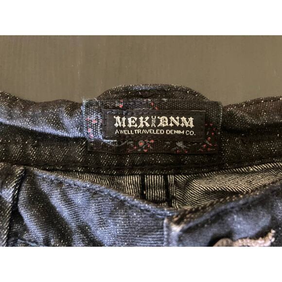 MEK DNM USA Designed for Buckle Black *Bermuda* Shorts Waist 30 - Picture 3 of 14